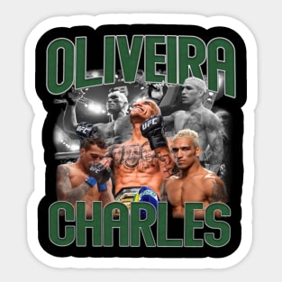 Charles Oliveira Vintage 90s Style Sticker